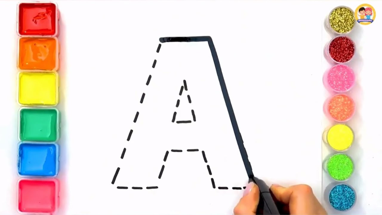 Fun Learning Alphabet a-z with Words | Colouring and Drawing for kids@CoComelon @ChuChuTV @Pinkfong