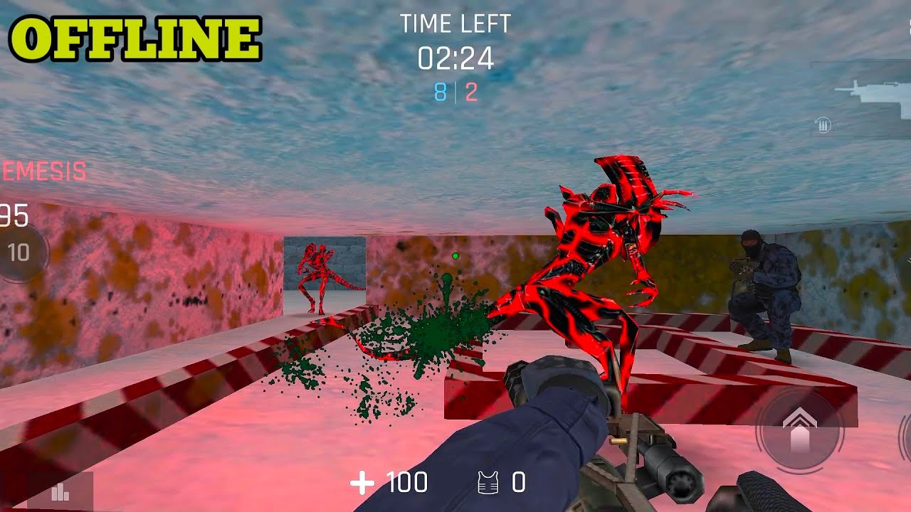Kontra Multiplayer Fps - NEW UPDATE Offline Zombie Mode Android Gameplay !!