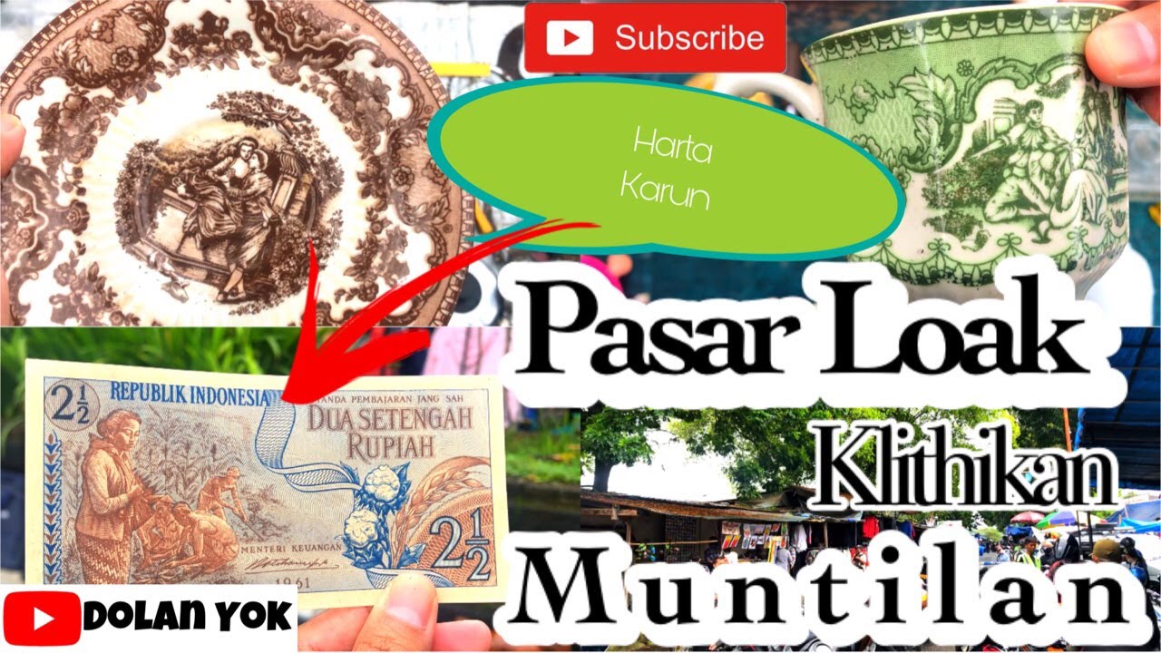 Pasar Muntilan banyak barang kuno
