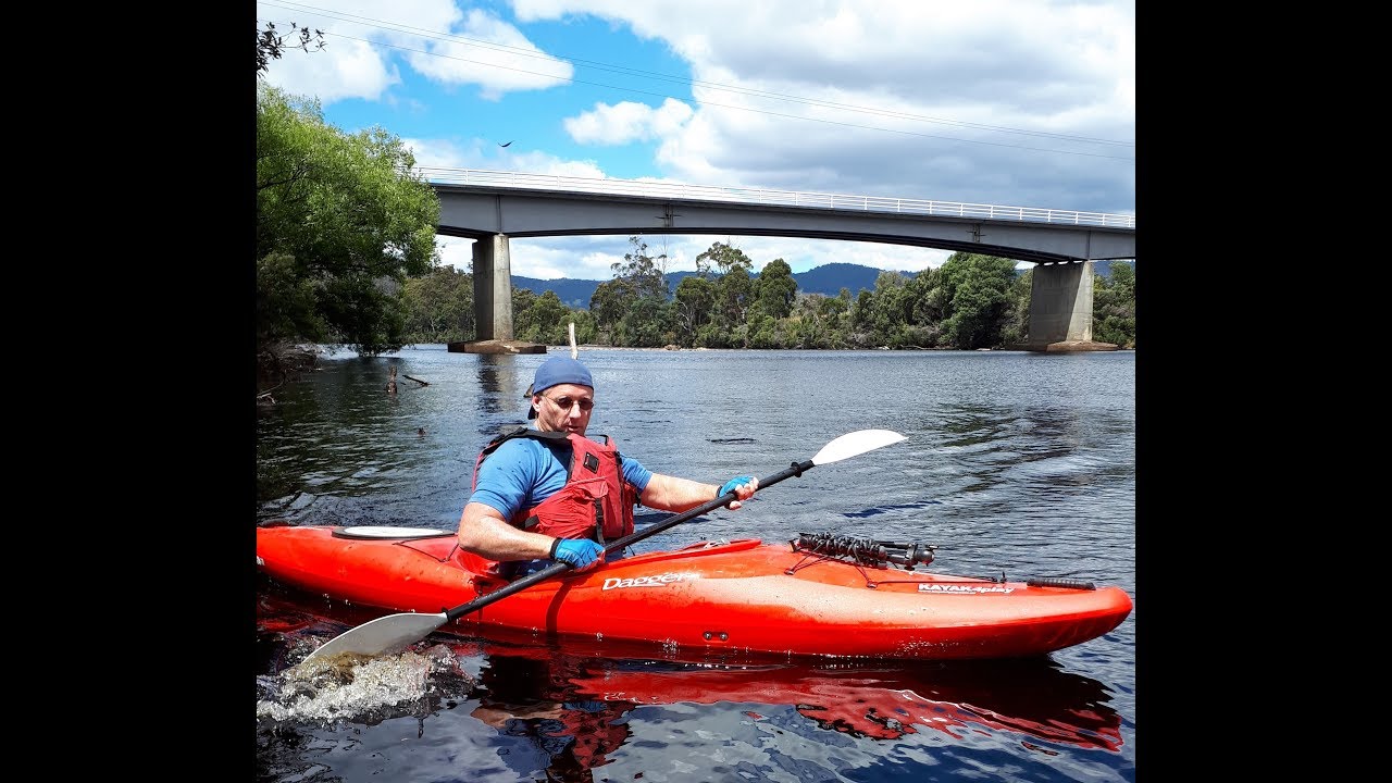 Kayaking  A Daggar Katana 10.4  Judbury to Huonville