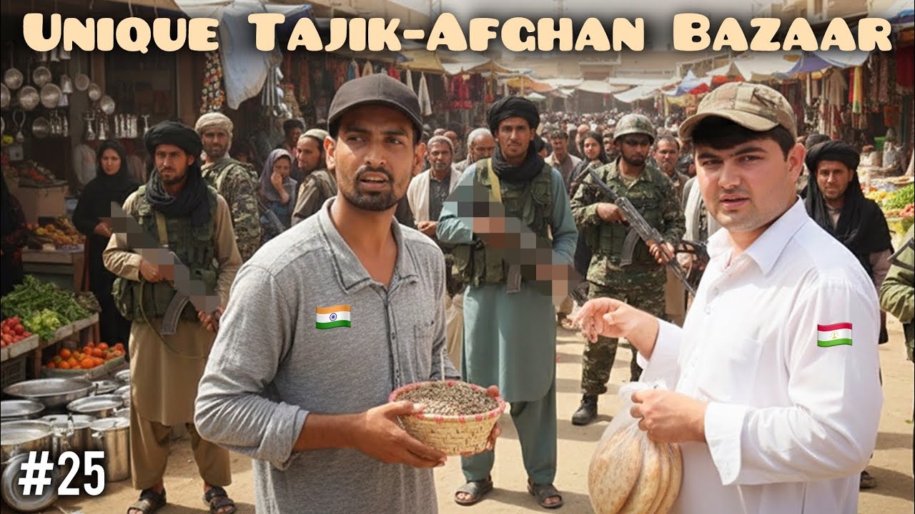 Unique Afghanistan market | Tajikistan Border life | Pamir road trip | Indian in Tajikistan vlog 
