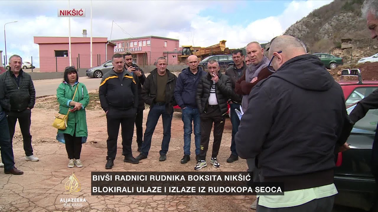 Bivši radnici blokirali rudnik u Nikšiću