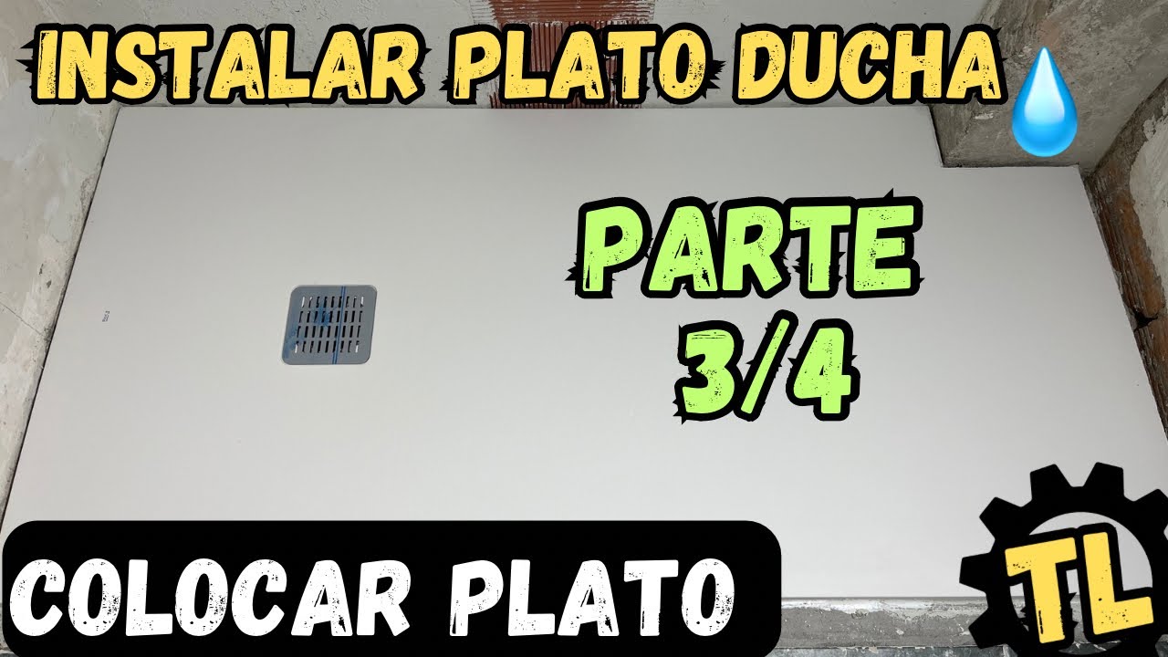 Colocar PLATO DUCHA de resina Parte 3/4 | Trabajos de fontanería💧