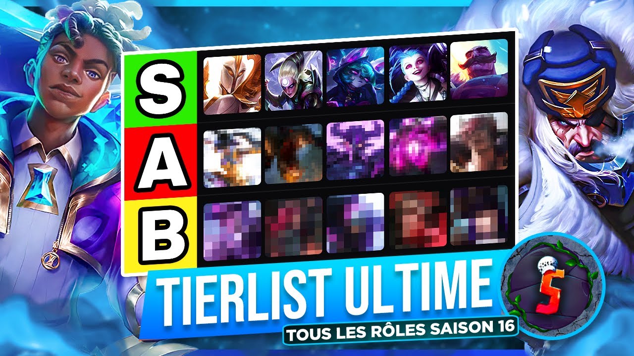 Les Meilleurs Champions Pour Carry En Saison 16 (Tierlist 5 Rôles)