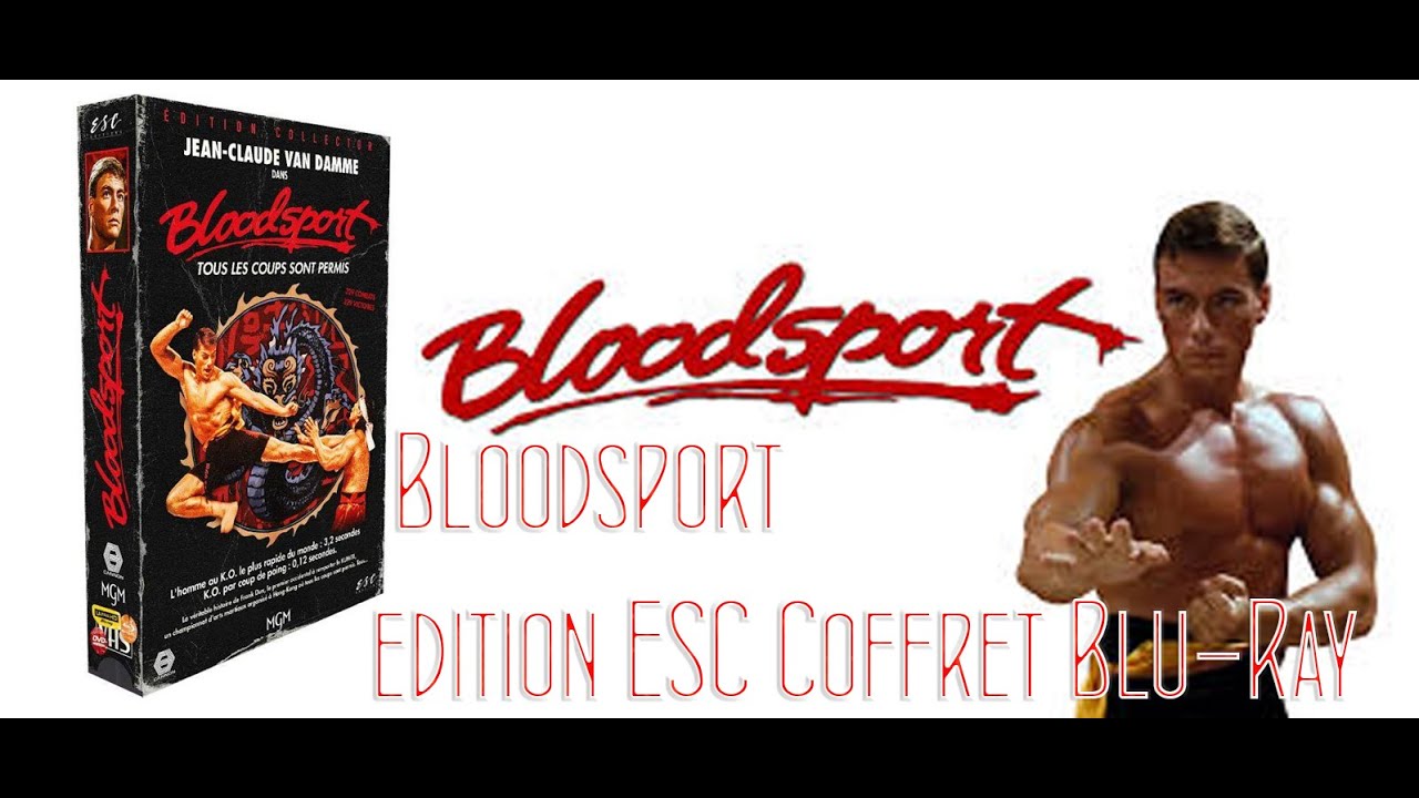 Bloodsport VHS BOX Unboxing Edition ESC Blu-Ray