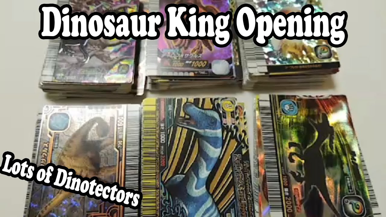 Dinosaur King Arcade Card Opening | Large Lot from Japan Ft: lots of foils and Armors