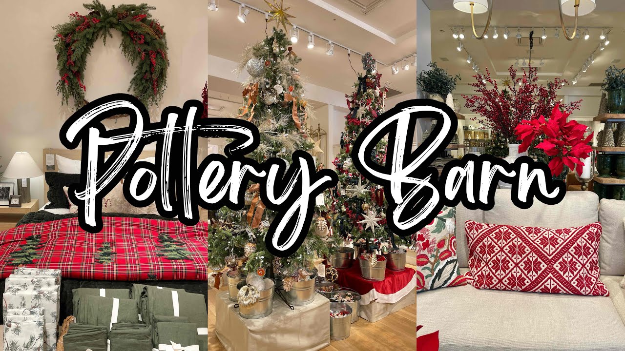 Pottery Barn Рождество 2025: покупки со мной • Элегантный декор для дома к празднику