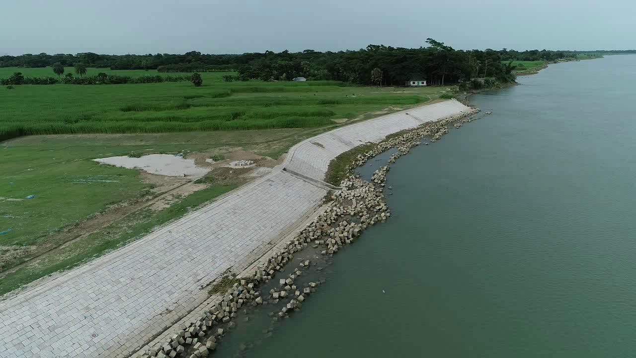 River Bank Protection Work by CC Block in Gopalganj District under Southwest Project, BWDB