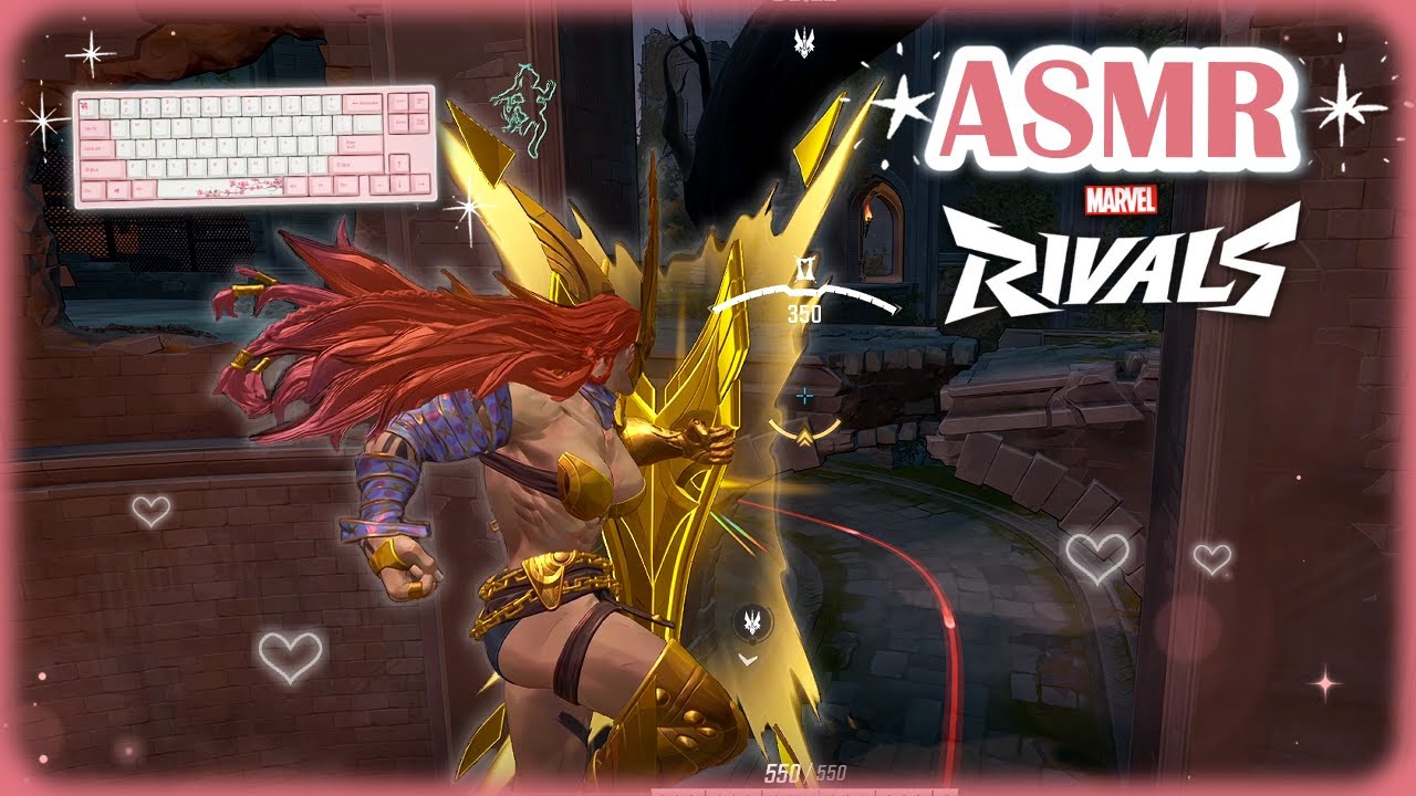 Marvel Rivals ASMR ♡ – Trying Angela, the New Vanguard! 🗡️ | Soft Whispering & Keyboard Sounds ✨
