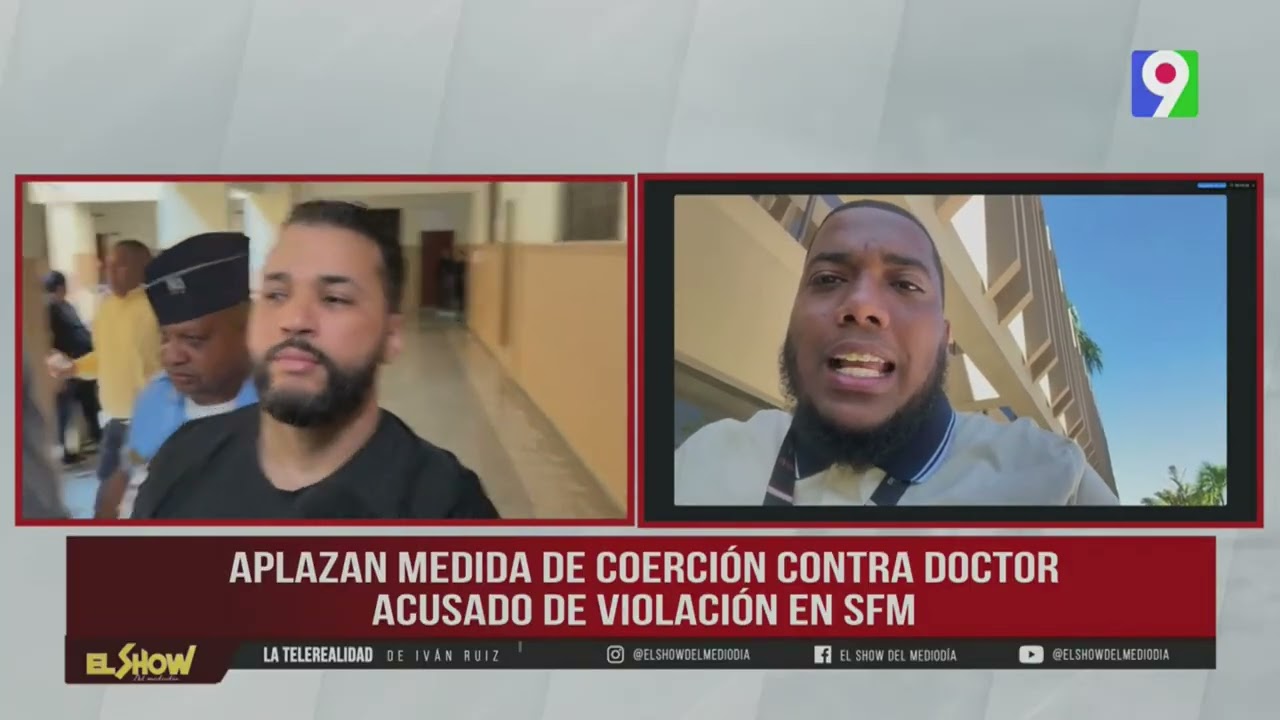 Aplazan medida de coerción contra doctor acusado de violación en SFM.