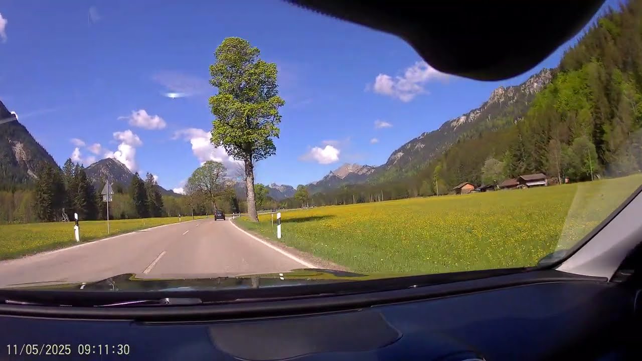 DRIVING IN GERMANY / GRASWANG / BAYERN    #travel #road #mountains #bayern #germany #roadtrip