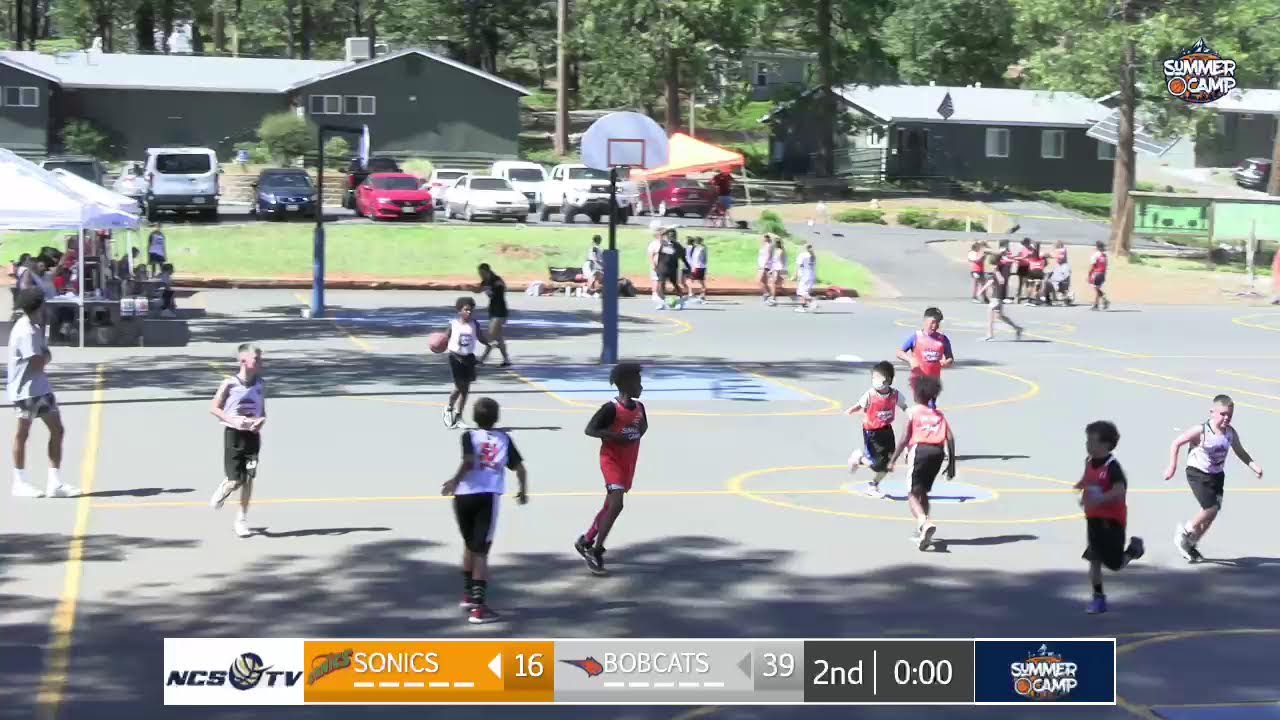 Court 1 - Supersonics vs. Bobcats NBA LIVE 6/15/22 (NCSTV Summer Basketball Camp)