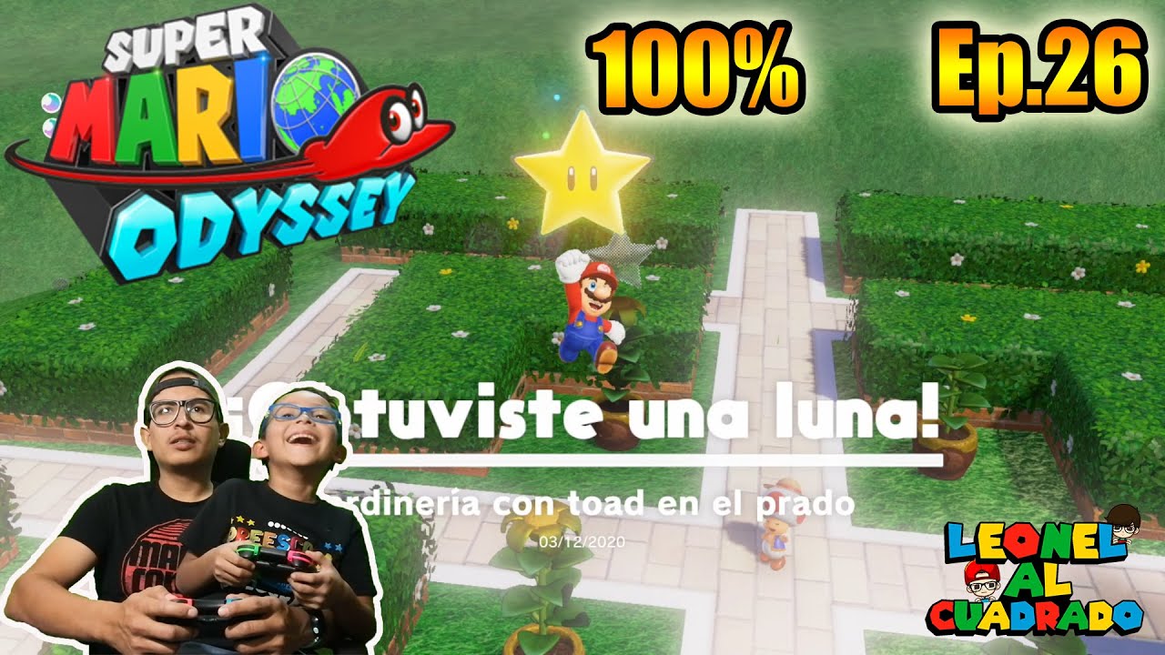 Reino Champi&ntilde;on 100% Parte 2 | Super Mario Odyssey | Leonel al Cuadrado