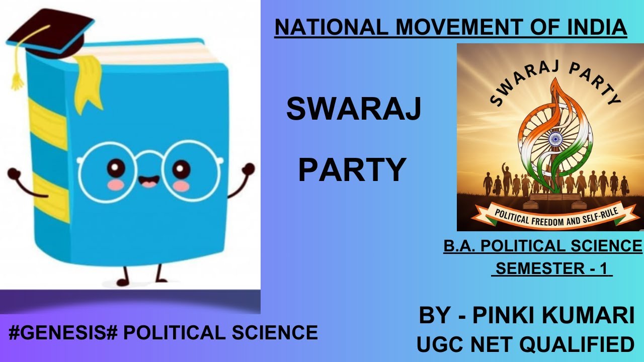 SWARAJ PARTY | B.A. POLITICAL SCIENCE | SEMESTER - 1 |