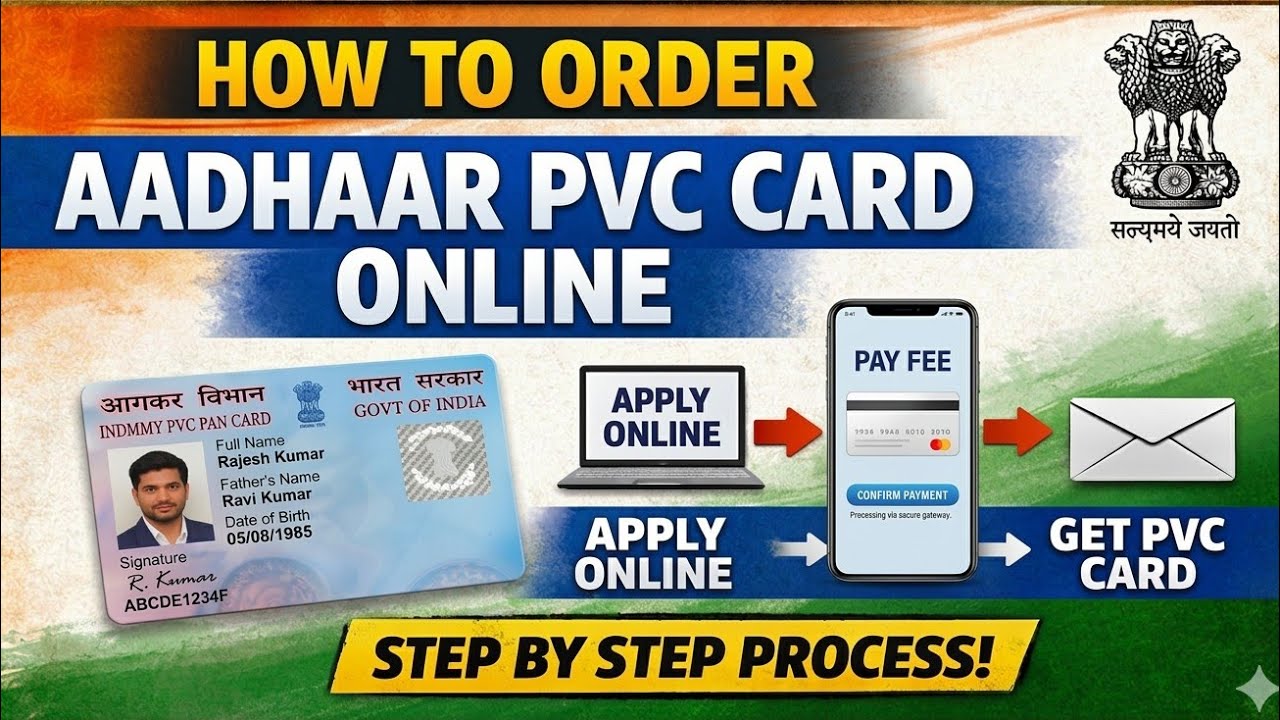 How to Order Aadhaar PVC Card Online 2026 | Step by Step on Laptop 
