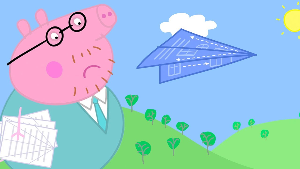 O maior avi&atilde;o de papel de todos os tempos | Peppa Pig Portugu&ecirc;s Brasil Epis&oacute;dios Completos