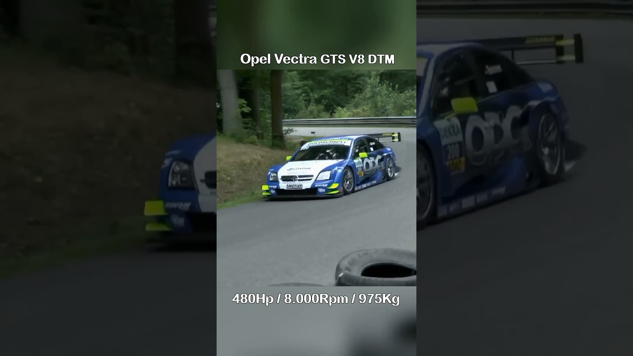 Rare OPEL Vectra GTS V8 DTM screaming in HillClimb 🔥