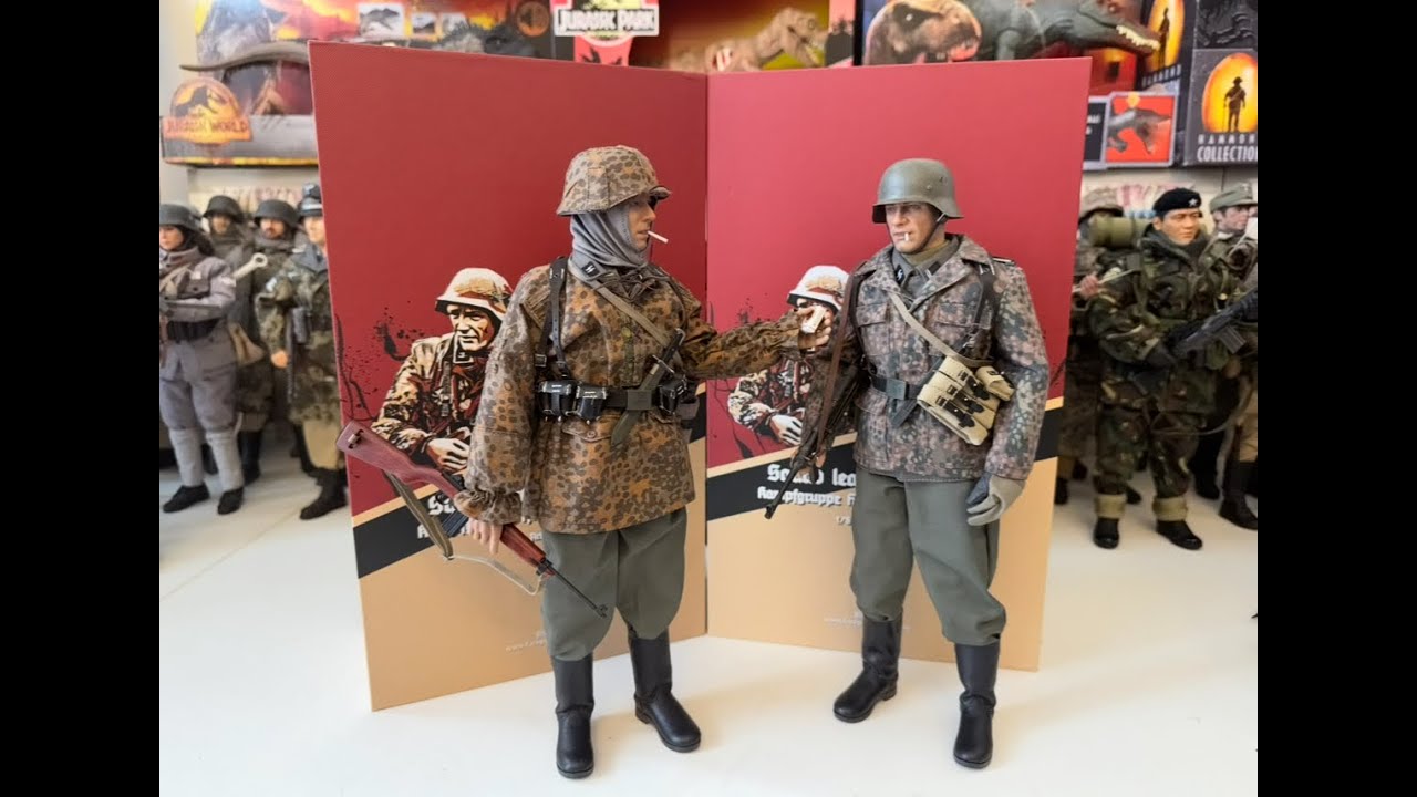 1/6 figure Facepool WWII 1st SS Panzer Division Kampfgruppe Hansen Squad Leader and Rifleman Review