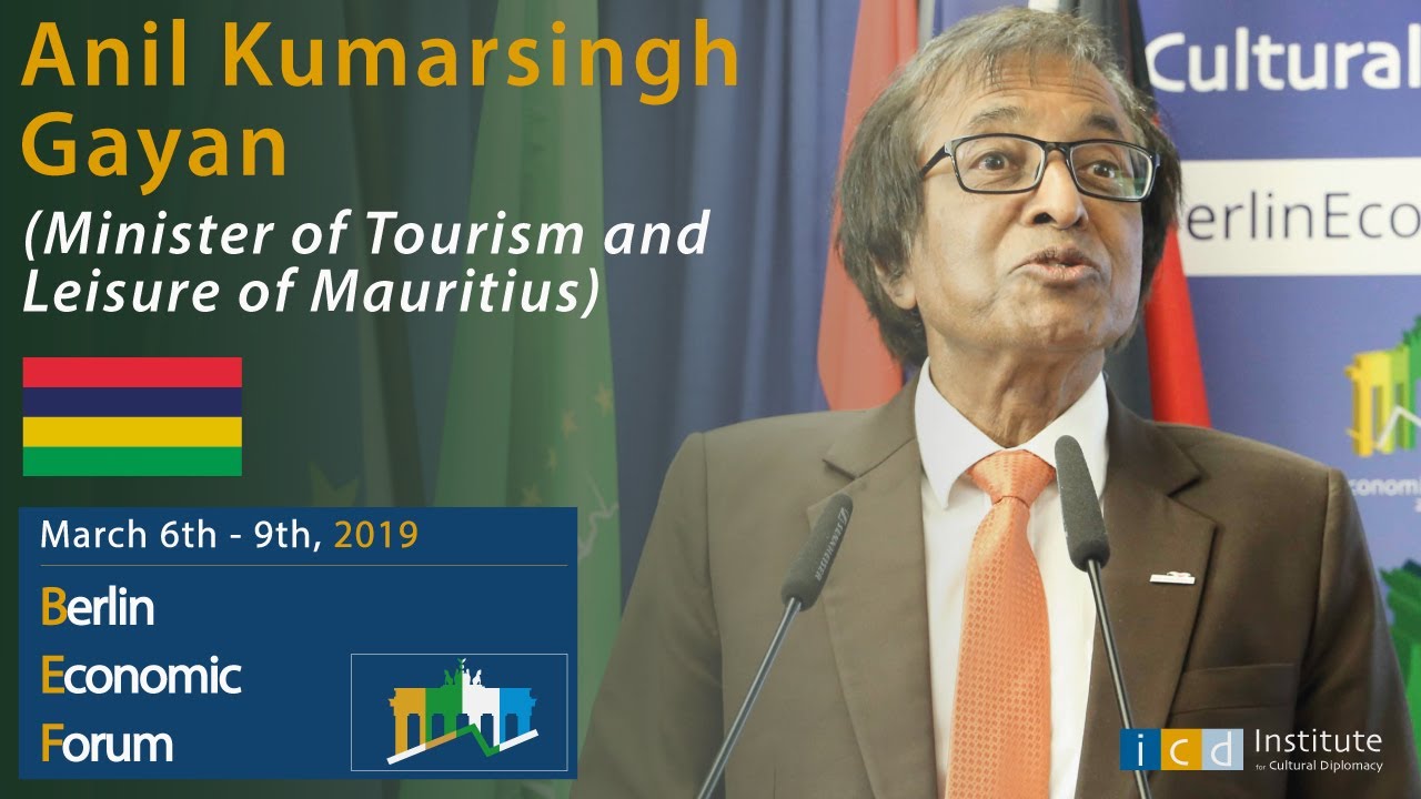 Anil Kumarsingh Gayan (Minister of Tourism and Leisure of Mauritius)