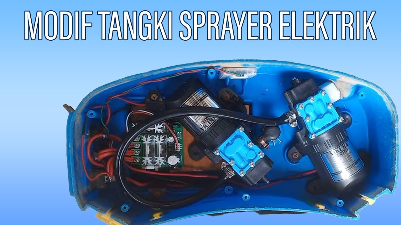 Sprayer Elektrik Jadi BUAS! 💥 Tekanan Sekencang Mesin Cuma Modal 1 Pompa + Baterai