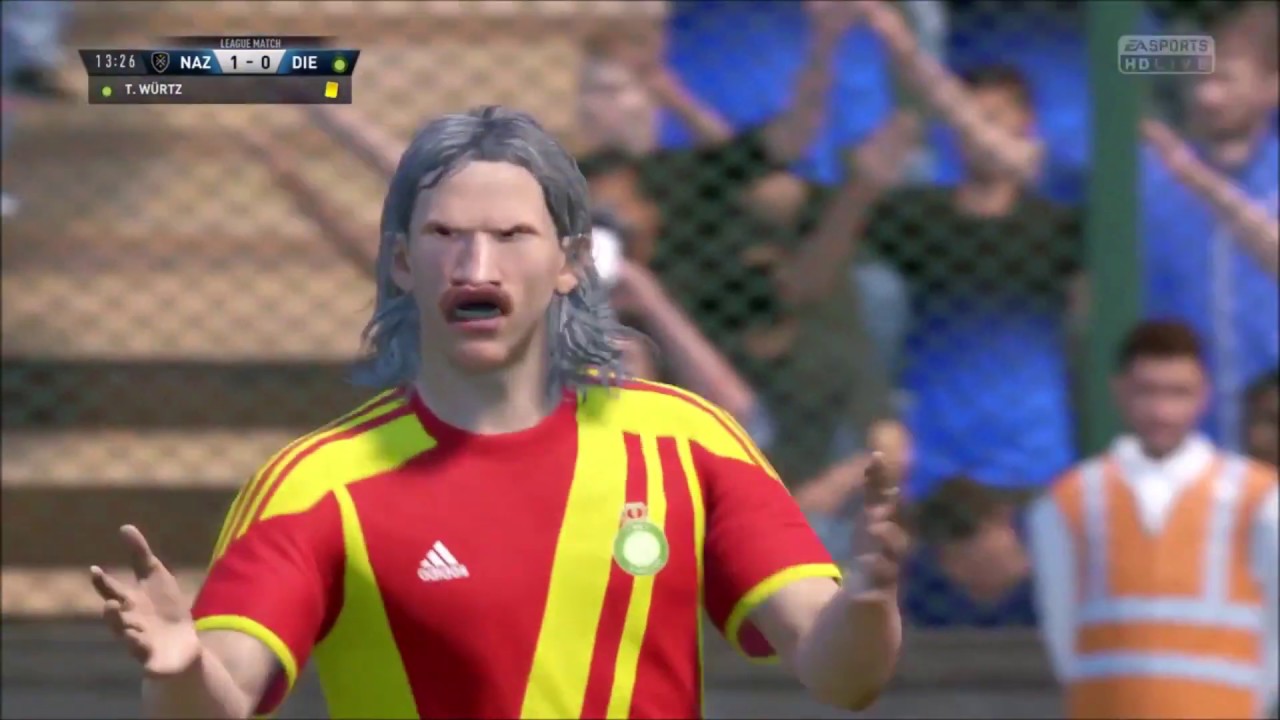FIFA glitch - Every outfield players gets a red card. Most red cards in FIFA history