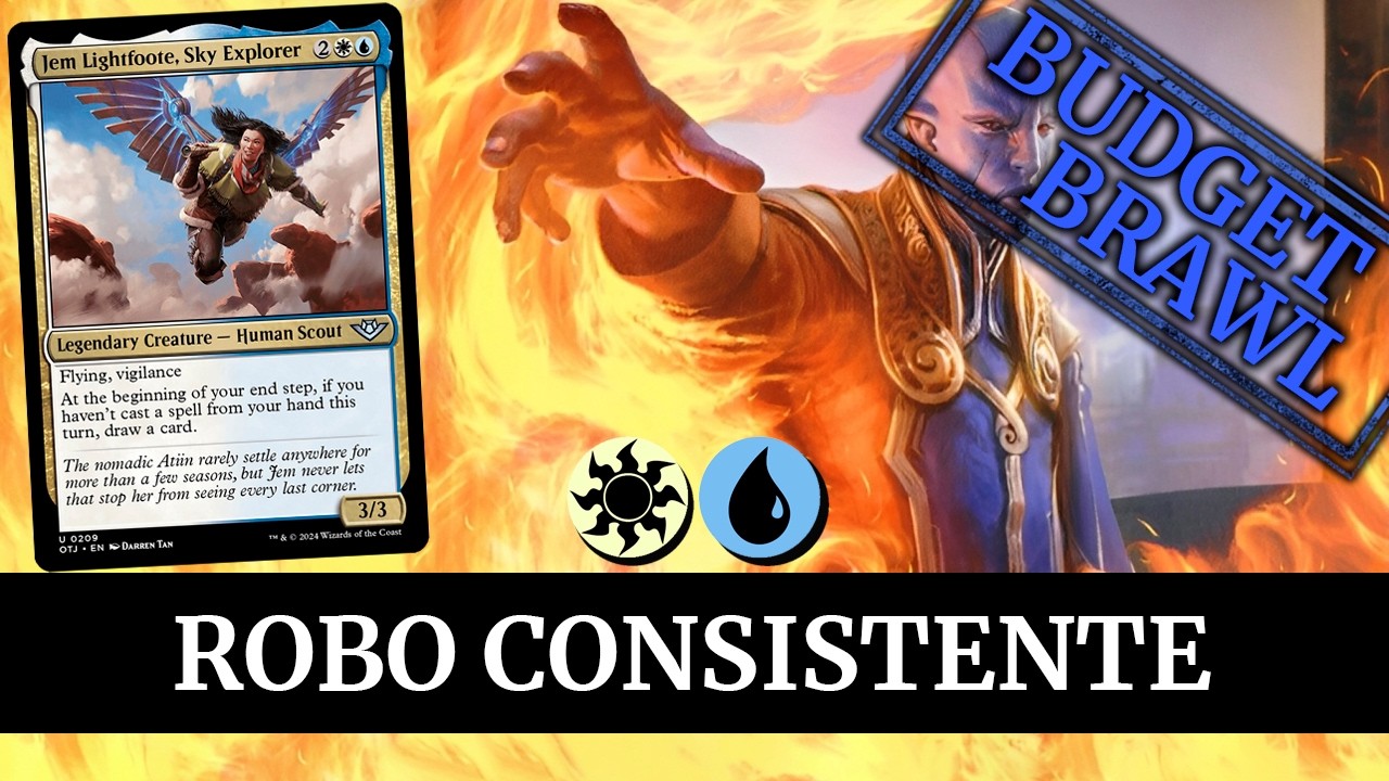 Bugdet Brawl: Controla la mesa y roba cartas - Jem Lightfoote, exploradora celeste | Brawl MTG Arena