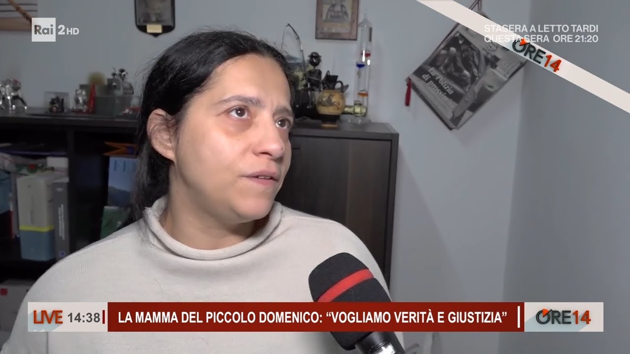 La mamma del piccolo Domenico: 