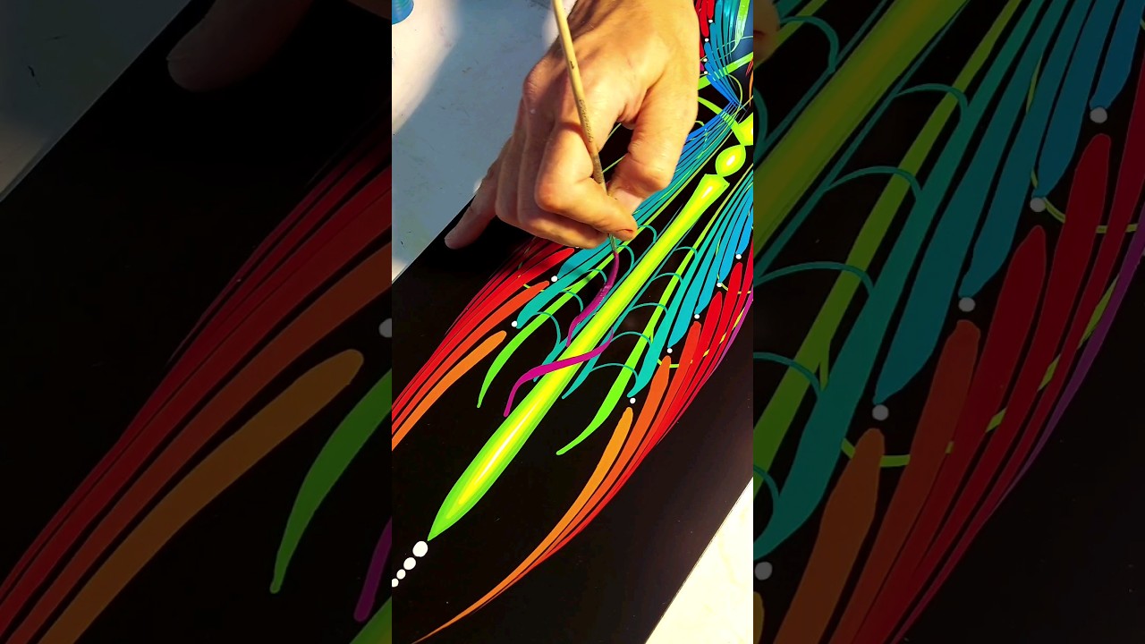 Kafka style is my kung-fu #pinstriping #brush #freehand #calligraphy #hotrod #lowrider #satisfying