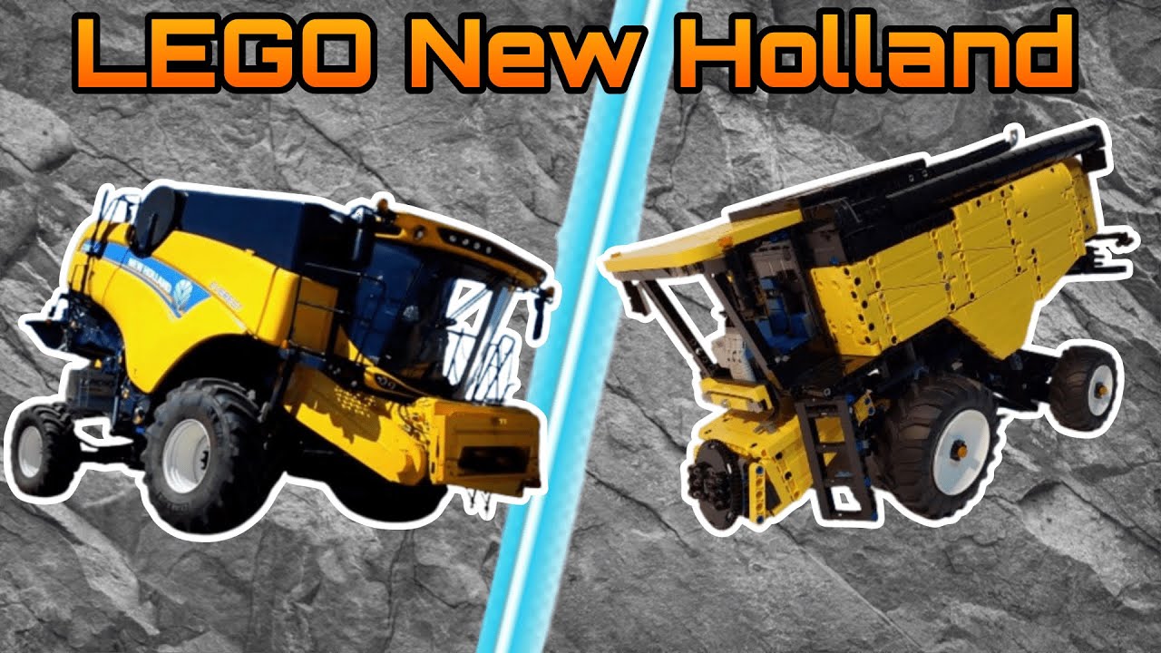 Best Lego combine harvester ever ? - LEGO Technic New Holland CX 8.70 Everest MOC