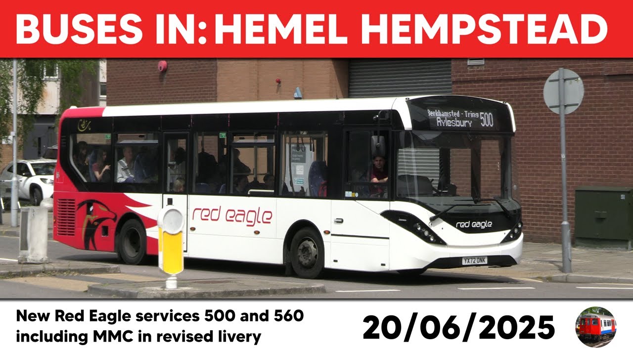 Buses in Hemel Hempstead 20/06/2025