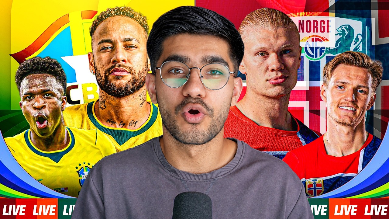 Brazil vs Norway World Cup 2026 WATCHALONG LIVESTREAM