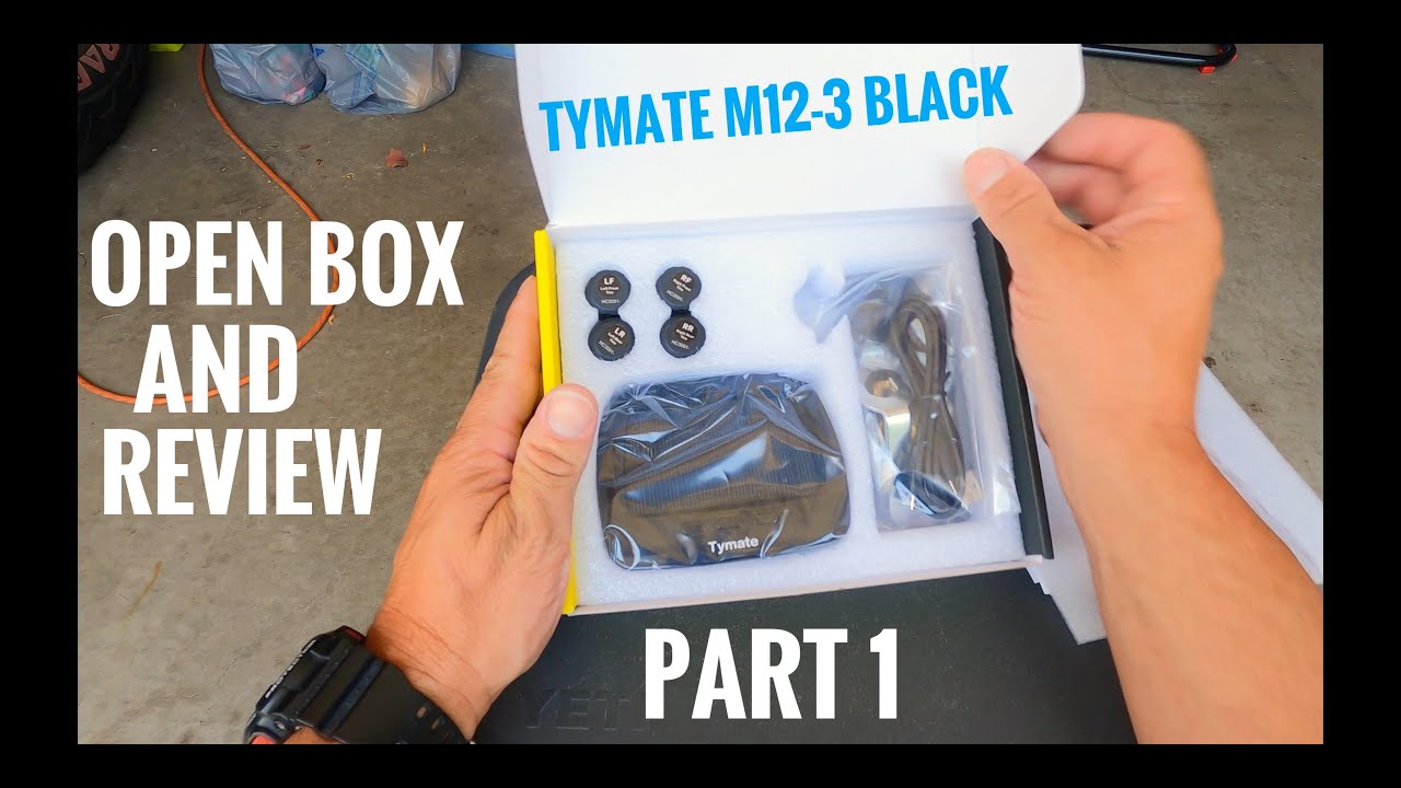Tymate M12-3 Black 4 sensor open box and install. part 1