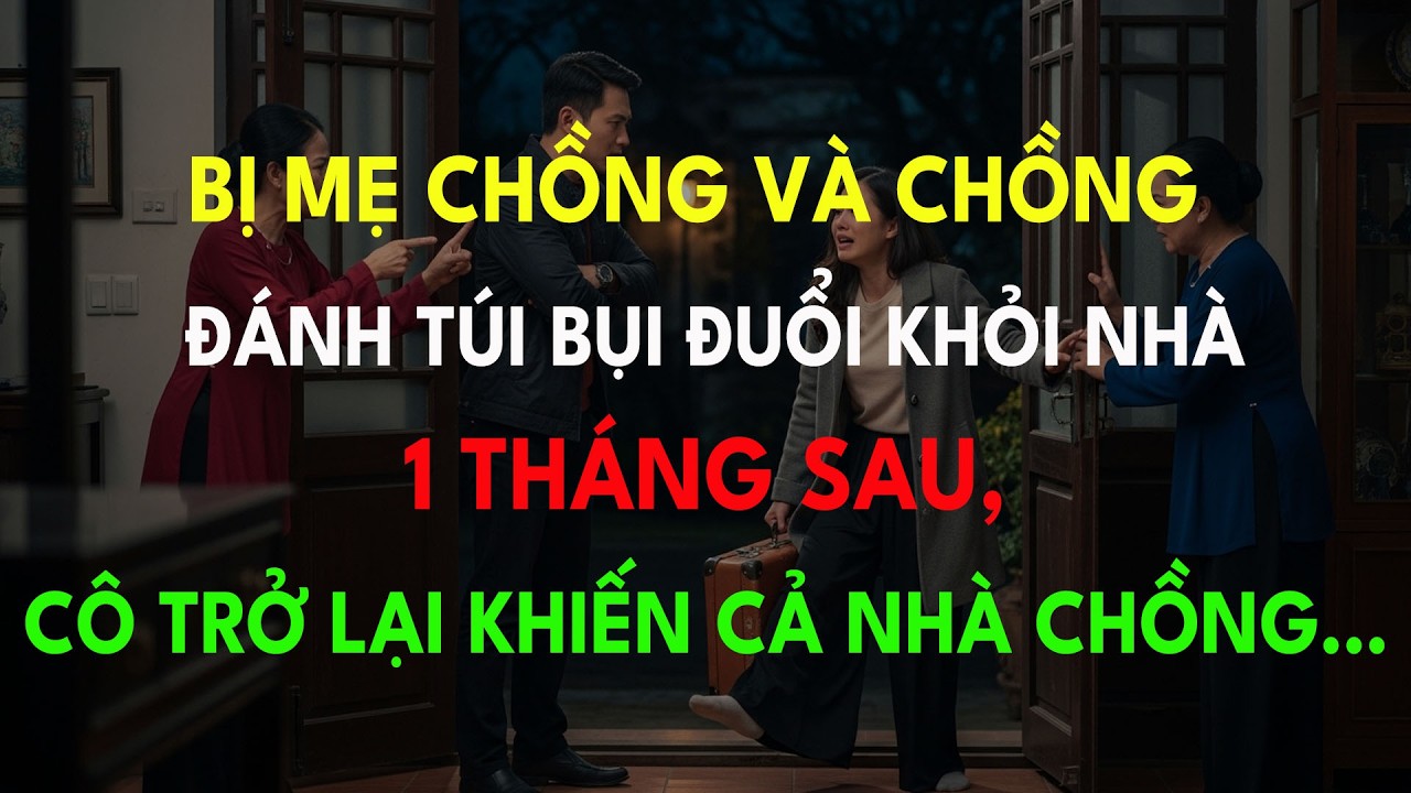 Bị Mẹ Chồng Và Chồng Đánh Túi Bụi Đuổi Khỏi Nhà 1 Tháng Sau, Cô Trở Lại Khiến Cả Nhà Chồng…