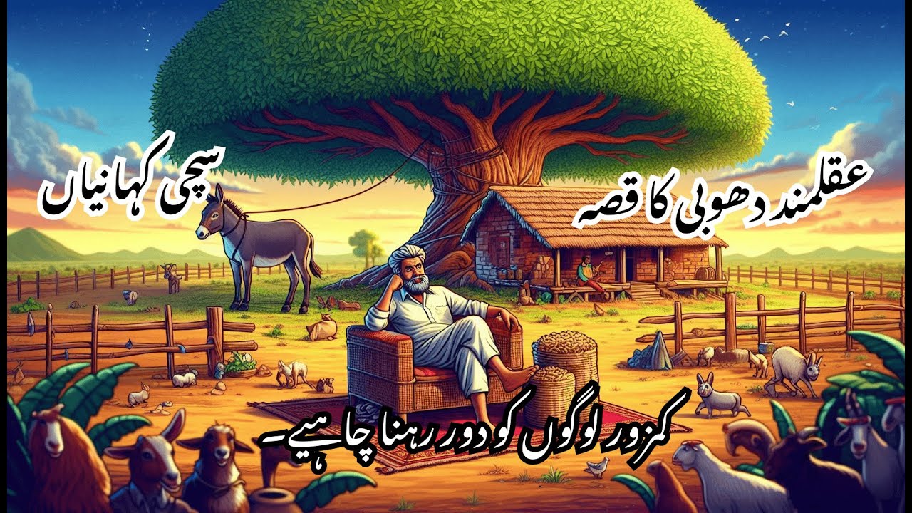 Akalamand Dhobi Ka Kissa||Moral Stories In Urdu||Hindi Moral Story||Urdu Hindi Moral Story||