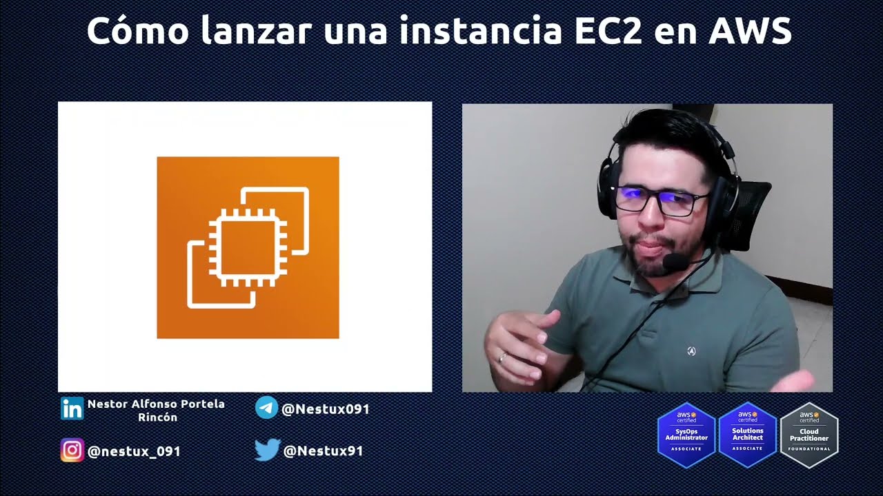 Cómo lanzar una instancia EC2 en AWS | Vídeo 03 #AWS #EC2