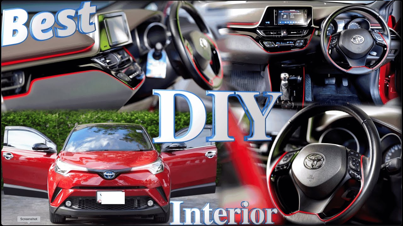 Best Toyota CHR D.I.Y Custom Interior. Completed and Detailed Setup.