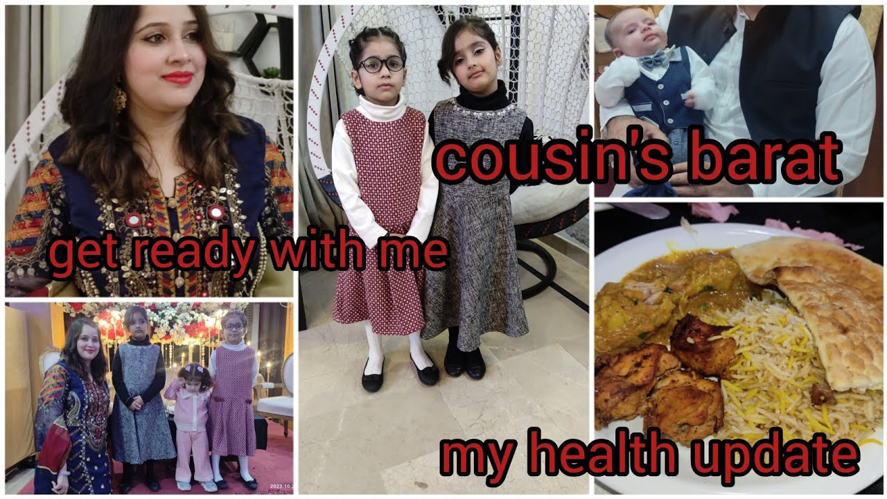 get ready with me || cousin's wedding || my health issue