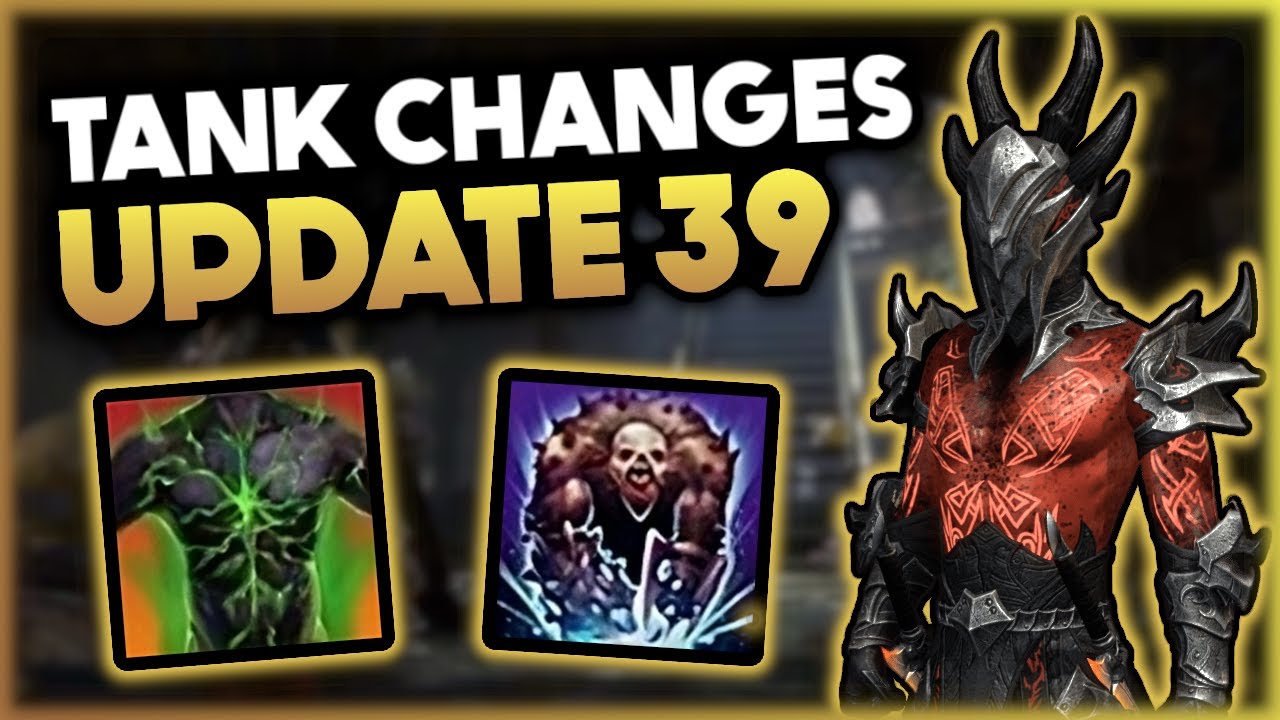 📋 HUGE NECRO BUFF - Update 39 Patch Notes - All Tank Changes