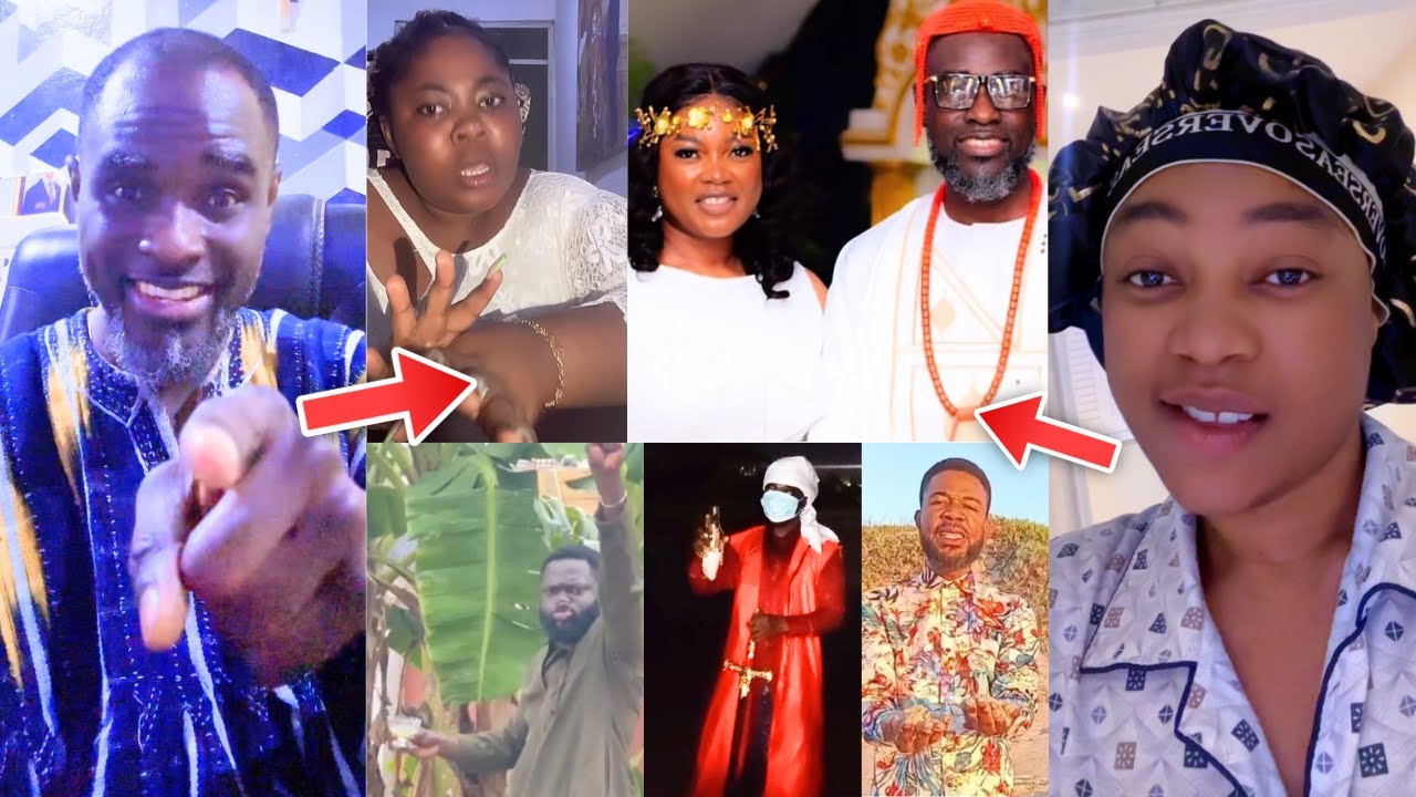 Prophet Ogyaba & Ex-Side Chick Exchange Cur$es After Lady Accu$ed Him Of Giving GHC 7K For BJ