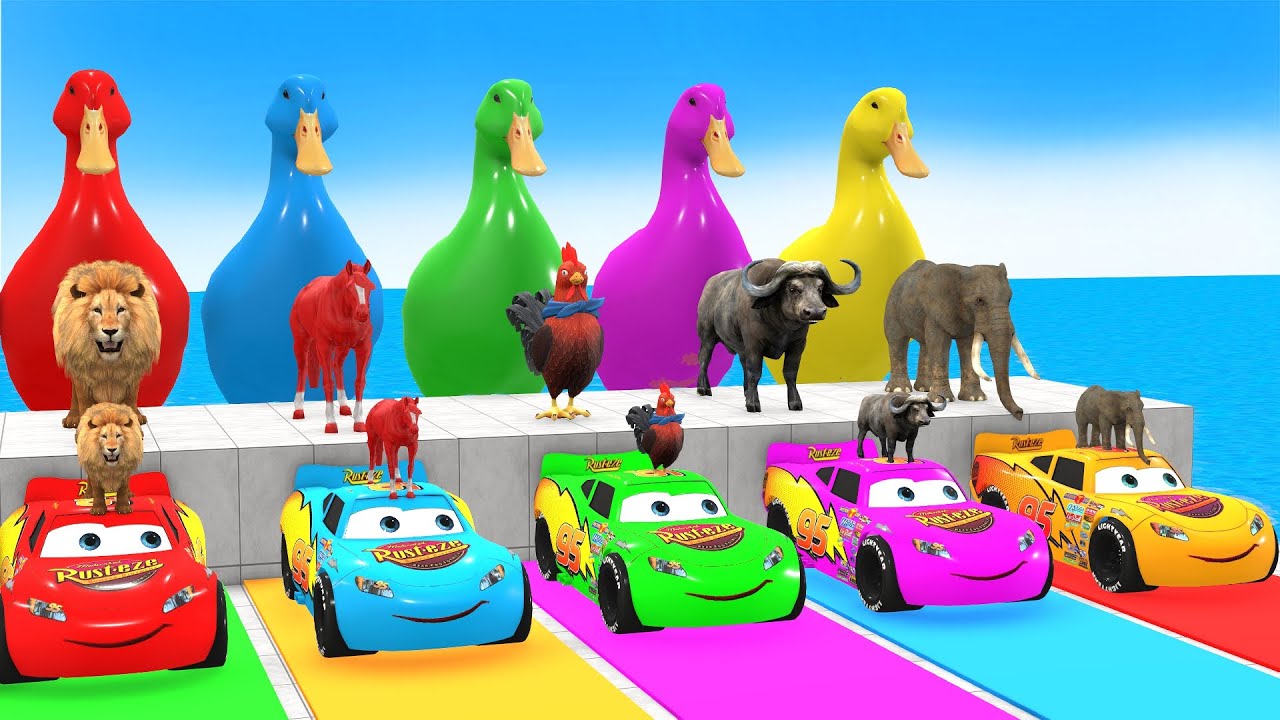 Best Kids Animal Game 🛝 | Funny 3D Long Slide