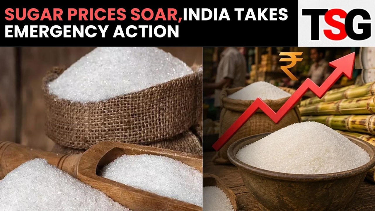 India Approves Duty-Free Sugar Imports As Prices Surge Nationwide | TSG