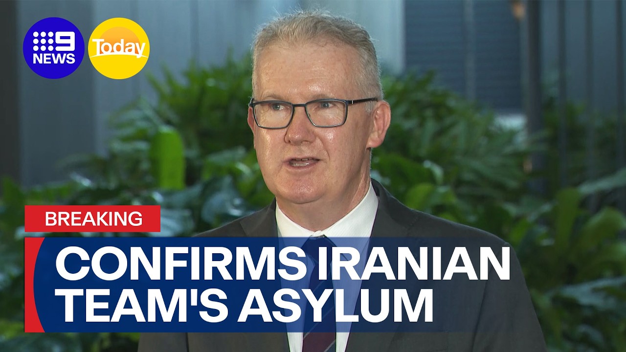 Home Affairs Minister confirms Iranian soccer team members seeking asylum | 9 News Australia