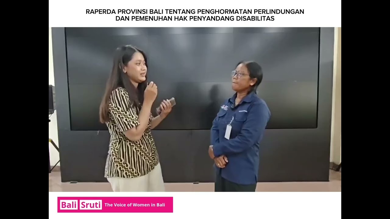 Rapat Pembahasan Raperda Provinsi Bali tentang Penghormatan dan  Hak  Penyandang Disabilitas