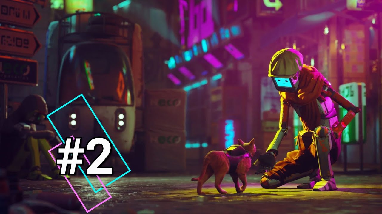 Stray - RENDRE SERVICE A LA VILLE - PS5 4K GAMEPLAY NO COMMENTARY #2