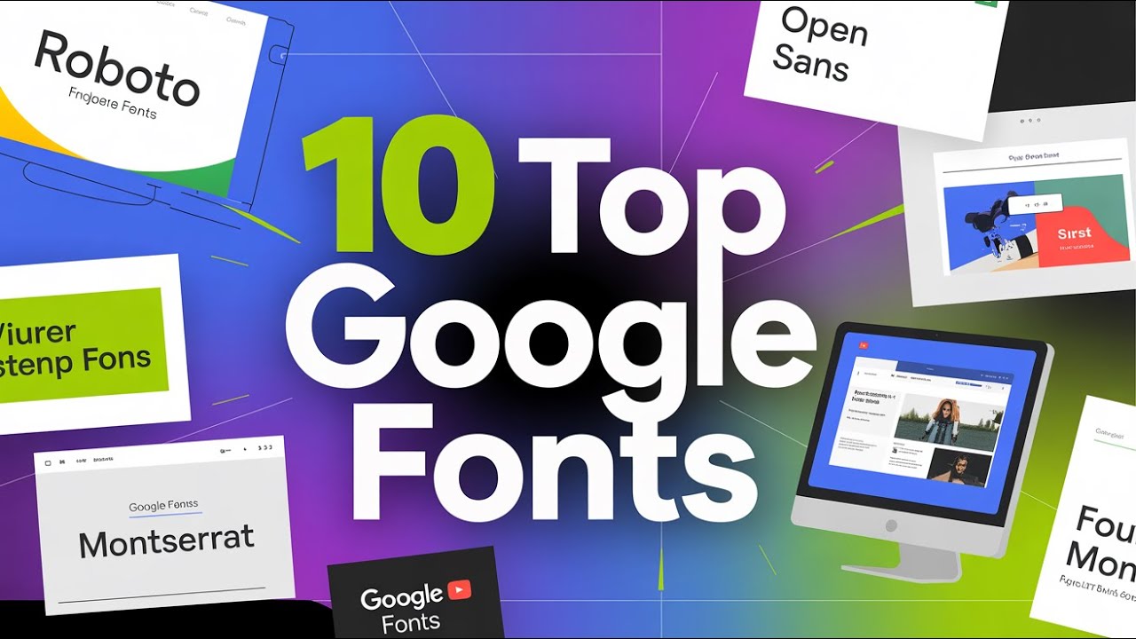 10 Best Google Fonts for Website Design