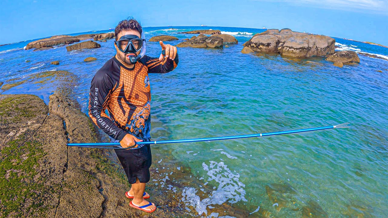 SOZINHOS NA ILHA - Mergulhei e Capturei nossa Comida