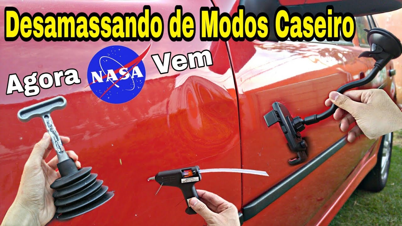 COMO REMOVER AMASSADO DA LATARIA EM CASA PASSO A PASSO
