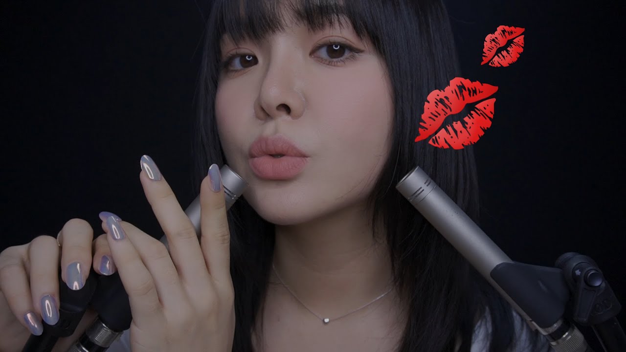 ASMR Звуки рта и поцелуи до потери сознания (1 час)