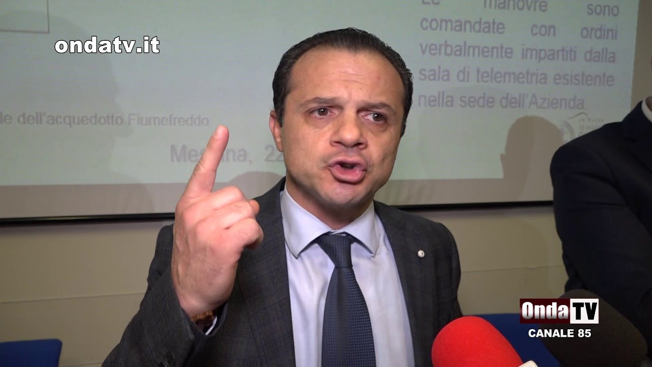 Il Sindaco di Messina Cateno De Luca 
