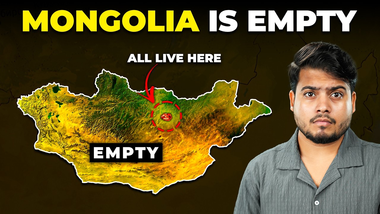 Why 99% Mongolia is Completely Empty? | Kaushik Bhattacharjee